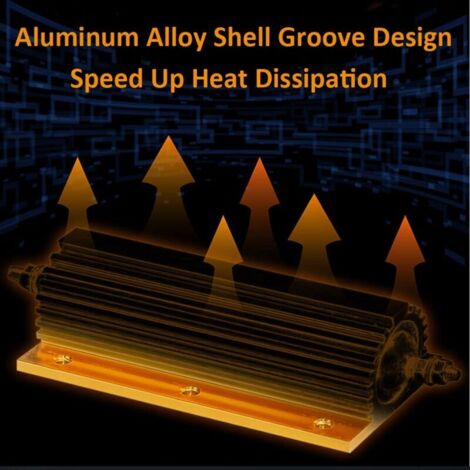 50W 50k Ohm Aluminium-Leistungswiderstand – Chassismontage, 5% Toleranz, Für Schaltkreise & Bremsen 50W 50k Ohm Aluminium-Leistungswiderstand – Chassismontage, 5% Toleranz, Für Schaltkreise & Bremsen