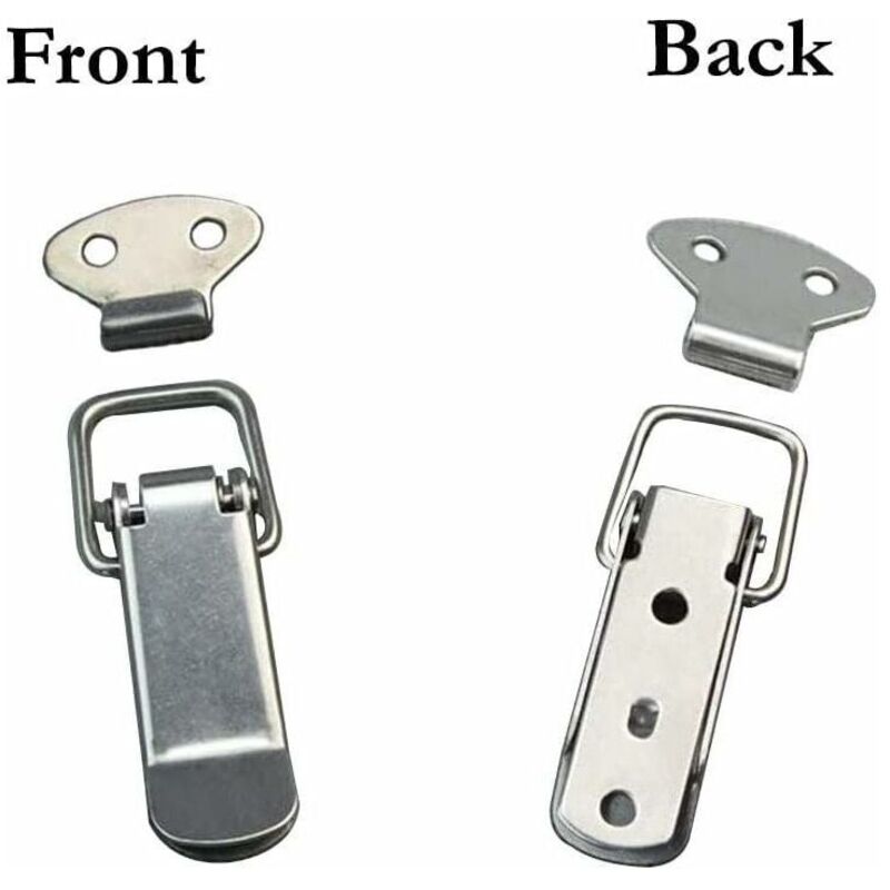 Scatola Per Armadio Con Serratura In Acciaio Inox 304 201 Steel Zinc Plated Lock Cabinet Box Hasp Spring Load Toggle Latch Ysuirhihhg - Foto 3