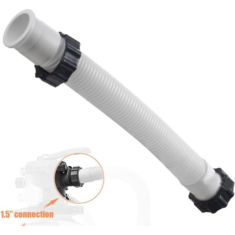 Tubo flessibile di ricambio per pompa per filtro a sabbia per piscina, 2 pezzi da 15,8 pollici, per pompa filtro e sistemi di acqua salata | Leroy Merlin