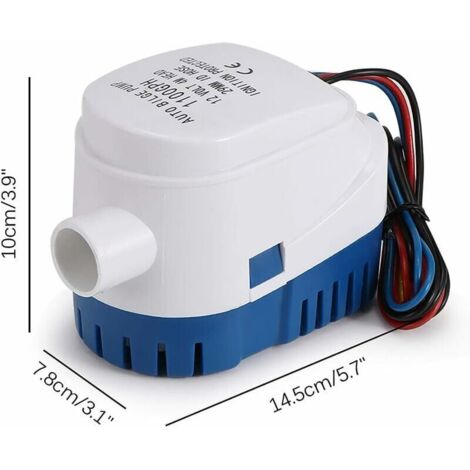 Pompa Di Sovralimentazione 220V 100W Con Attacchi 3/4 - Silenziosa E Antiruggine Con Motore In Rame - 4