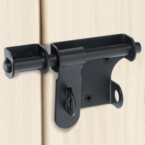 Chiusura Per Porta In Acciaio Inossidabile Con Staffa E Viti - Sicurezza Per Esterno, Cancelli, Armadi - 4