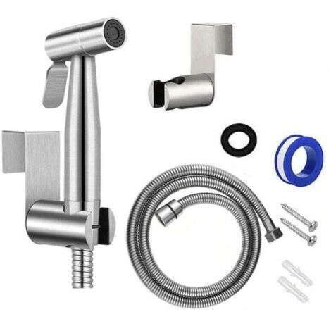 Spray Bidet Portatile Per WC, Doccia Shattaf Con Grilletto E Connettore G1/2, Per Pulizia Intima E Post-partum