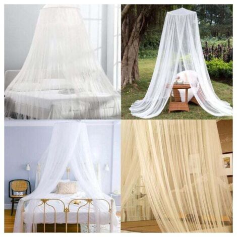 Letto a baldacchino Zanzariera White | Leroy Merlin