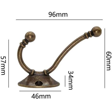 Ganci Appendiabiti Doppi, Ganci Per Asciugamani In Ottone Anticato Ganci Da Parete Per Appendere Ganci Per Asciugamani Per Cappotti~p179767800