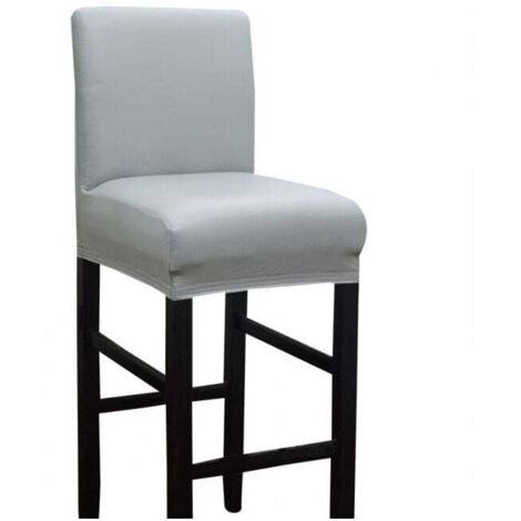 Set di 4 sgabelli da bar con gambe in metallo e poggiapiedi, Sgabelli da bar di 65cm industriali per cucina Marrone