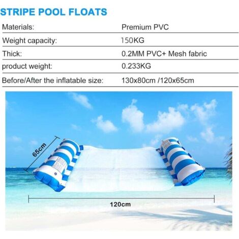 Poltrona galleggiante per piscina di design Trona Basic, bianca