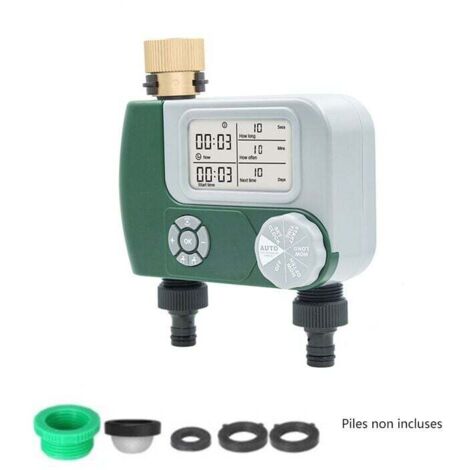 BFG Kit Rubinetto da Giardino EN 13828-A-CU 2500, Entrata 1/2 BSP x Uscita 3/4 BSP con Gomito a Muro MDPE PE PN16, Femmina 20 mm x 1/2 BSP, Manico Blu