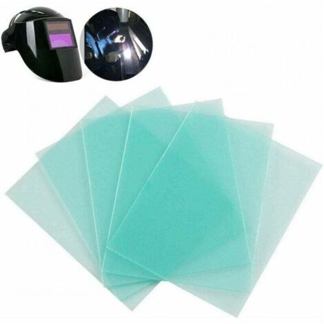 Lenti protettive trasparenti per casco da saldatura, 10 pezzi, in policarbonato, in 4 misure: 110 x 90 mm, 115 x 95 mm, 114 x 70 mm, 100 x 50 mm, per saldatura di sicurezza (115 x 95 mm Lenti protettive trasparenti per casco da saldatura, 10 pezzi, in policarbonato, in 4 misure: 110 x 90 mm, 115 x 95 mm, 114 x 70 mm, 100 x 50 mm, per saldatura di sicurezza (115 x 95 mm