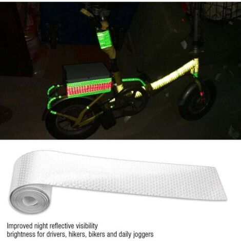 X AUTOHAUX 8 Pezzi Adesivi Rifrangenti Rotondi Arancioni Per Auto - Sicurezza Stradale - 3