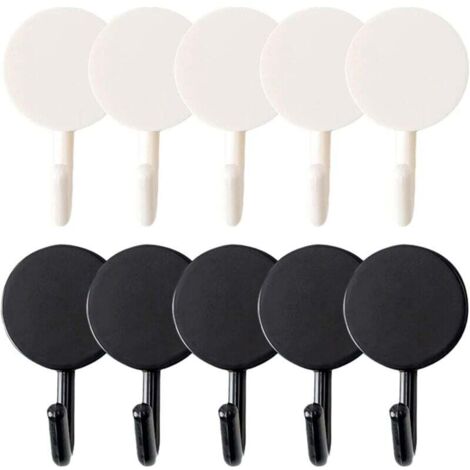 Confezione Da 6 Ganci Da Parete A Doppio Cappello Gancio Chiave In Acciaio Inox Gancio Da Parete Gancio Da Parete Bagno Cucina 35 Kg Staffa A Parete J Nero Argento 57732161
