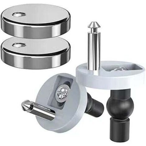 2 Pezzi Kit Fissaggio Per Sedile WC – Viti In Acciaio Inox E Dadi Di Espansione In Nylon - 3