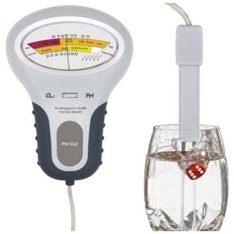 HTN - Analizzatore Di Qualità Dell'acqua, Cloro Digitale E Tester Ph
