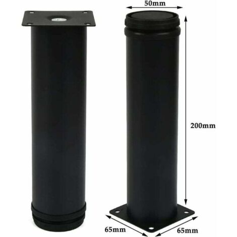 VETIN 4 Pezzi Gambe di Supporto per Rete Letto Regolabili in Altezza, Verbesserte Bettrahmenfüße, Gambe di Supporto per Rete a Doghe Per Reti Letto Pesanti/in Legno/King/Queen Size, 25-43cm