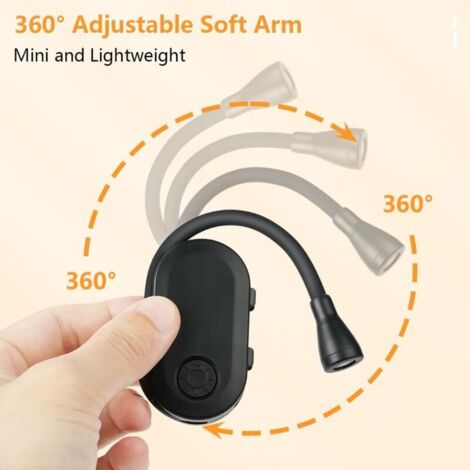 Mini Lampada Da Lettura A LED Bianca Flessibile E Luminosa, Per Laptop Compatta E Portatile Per Dormitorio Degli Studenti 79345734