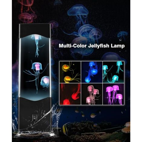 TolleTour LED meduse luci notturne serbatoio d'acqua lampada lava RGB medusa lampada camera da letto
