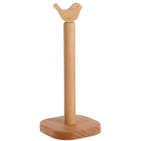 Portarotolo da cucina, in legno, a forma di uccello, autoportante, regalo per gli amici