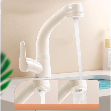 Rubinetto Bagno Nero LED Con Display Digitale - Miscelatore A Cascata Per Lavabo Cucina/Bagno - 8818
