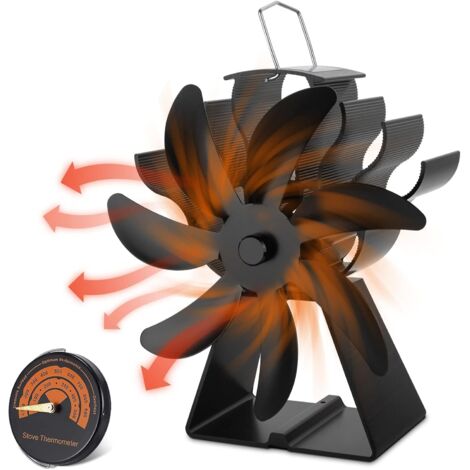 Ventilatore Per Caminetto 30 W – 2000 Giri/min – Resistente Ad Alta Temperatura – Motore Brushless Silenzioso – Per Stufe E Barbecue