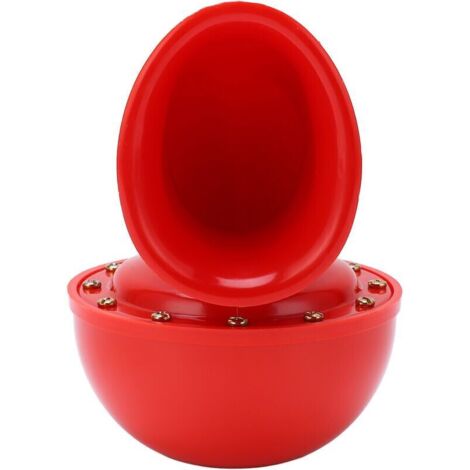 Naso Rosso da Clown per Renna, Naso Rosso in Plastica per Natale con Luce LED Interna Lampeggiante