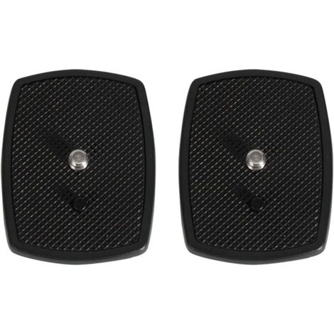 Kit Di 2 Piastre A Sgancio Rapido Per Treppiede – Vite 1/4″ In ABS, Adattatore Universale Per Fotocamera