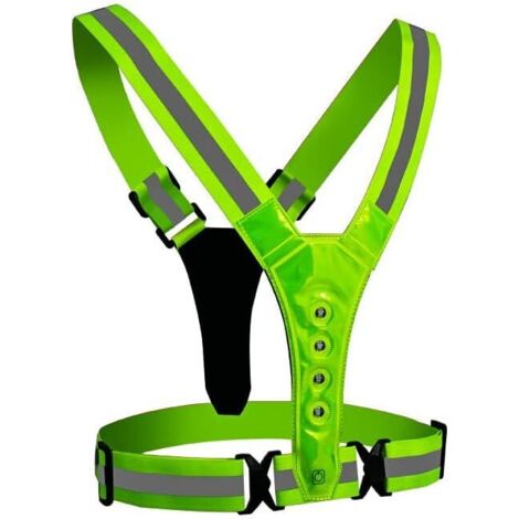 LuTuo Luce da corsa jogging con cintura riflettente, lampada