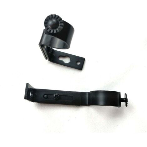 Set di 4 supporti per asta per tende senza fori, ganci da parete
