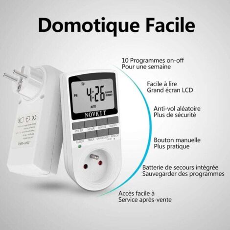 CDN PT2 Timer Digitale Da Cucina 4 Canali - Bianco, Conta Ore/Min/Sec, Orologio, Cronometro, Allarme - 3