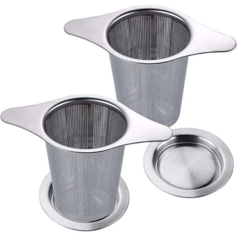 IBILI Infusore Per Tè A Cono In Acciaio Inox 18/10 - Filtro Riutilizzabile Per Foglie Sfuse