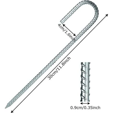 Bordi Per Giardino In Acciaio Zincato – 4 Pezzi Da 101,6 Cm Con 4 Picchetti – Bordura Flessibile Per Aiuole E Prati (Altezza 20,3 Cm)