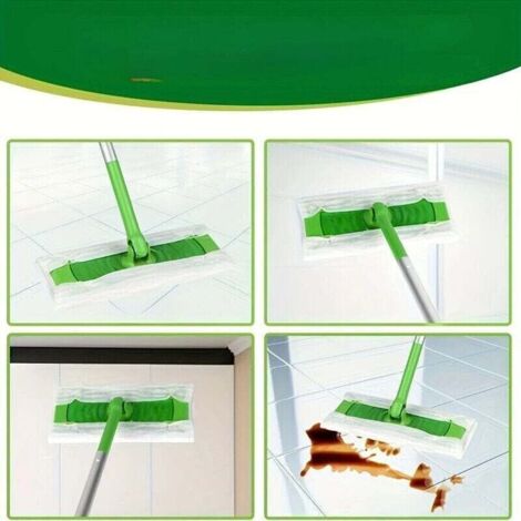 12 Panni Usa E Getta Per Swiffer PowerMop - Ricariche Originali Multi-Superficie Per Pavimenti - 4