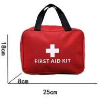 6pcs Borsa Vuota per Medicinali Borsa di Pronto Soccorso Scatola Portatile Mini Kit di Primo Soccorso Borsa di Immagazzinaggio Mini Borsa da Viaggio di Emergenza Borsa di Immagazzinaggio