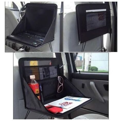 Soporte para portátil – para el asiento trasero del coche – bandeja de trabajo o de comida (1/4)