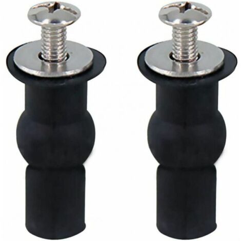 Fijaciones para asientos de inodoro, bisagras, accesorios de fijación para asientos de inodoro, apto para todos los inodoros, M6 (1/4)