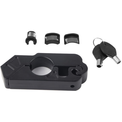Bloqueo de manillar de motocicleta, bloqueo de freno de motocicleta, bloqueo universal de palanca de freno de manillar de motocicleta de aleación de aluminio CNC, seguridad para scooters y vehículos t (1/4)