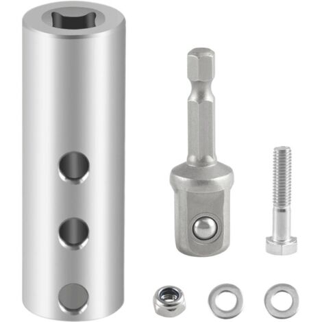 Adaptador de taladro de acero inoxidable mejorado con adaptador de enchufe de 1,5 mm (1/4)