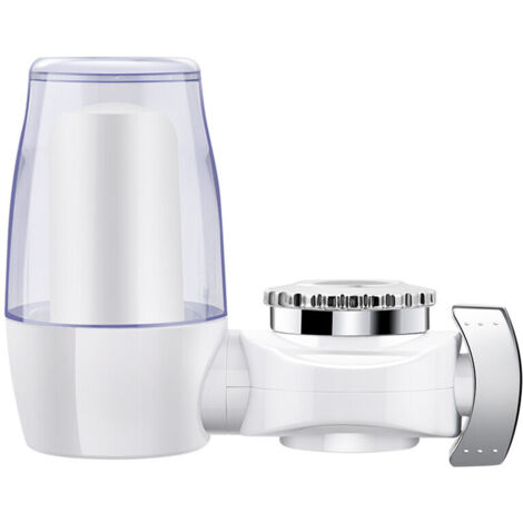 Filtro de agua para grifo, filtro para grifo de cocina, filtro antical para grifo, agua pura de clase 8, cuerpo transparente, apto para la mayoría de los tipos de grifos. (1/4)
