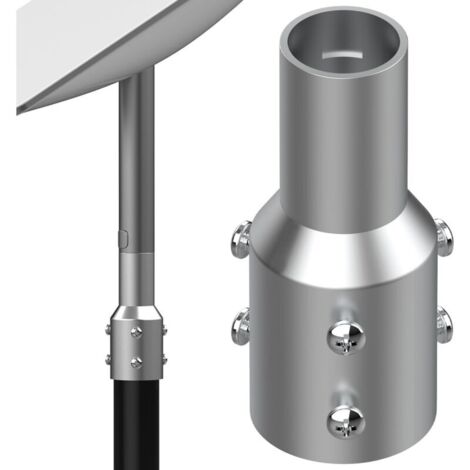Adaptador de tubo Starlink, diseñado para antena parabólica Starlink de segunda generación, reductor de tubo adaptador de 2,0 pulgadas, adecuado para mástiles de TV y mástiles de satélite