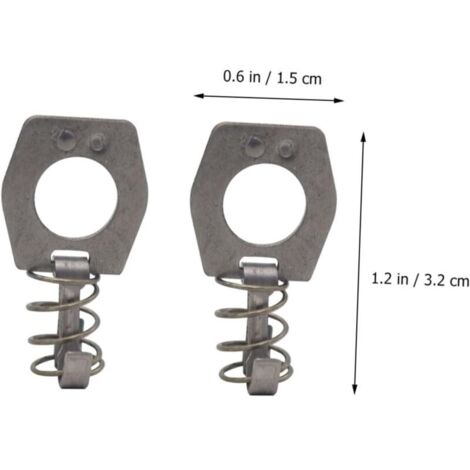 Tapa De Encendido Por Pulso Con Resorte Para Calefactor De Gas Exterior, 2 Unidades (botón Rojo Reemplazable)