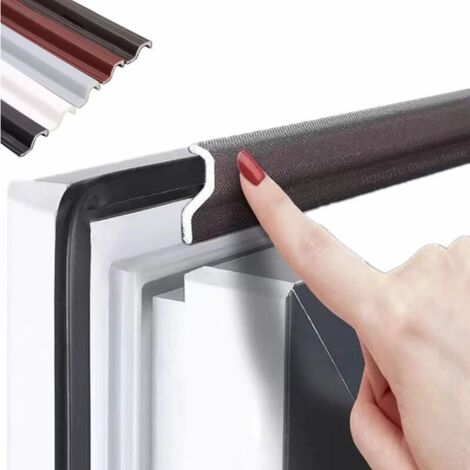 Tira de espuma insonorizante de 6 m para ventanas abatibles (marrón, 1 unidad)