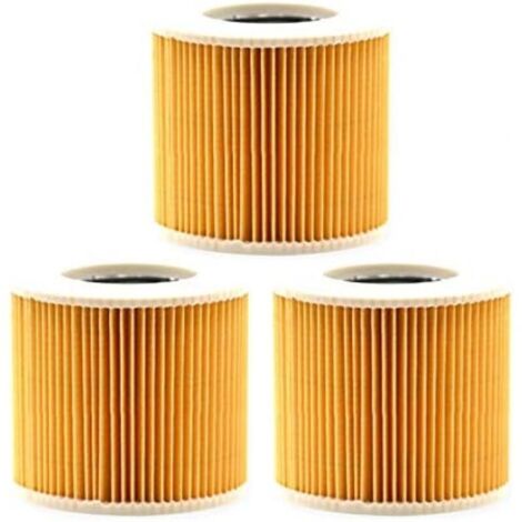 Juego de filtros de cartucho de 3 piezas - para aspiradora Kärcher WD3 Premium WD2 WD3 WD 3 MV3 WD 3 P (1/4)