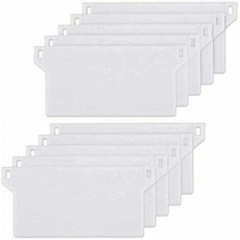 10 piezas de placa de peso para persiana enrollable California, placa de peso para persiana enrollable vertical, varilla para persiana enrollable vertical, 127 mm, blanco, pieza de repuesto (1/4)