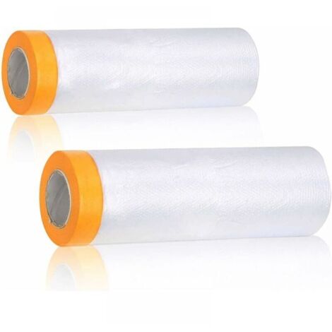 Película antipolvo para muebles de PE (2 unidades), protección de pintura de alta adherencia, para sofás (3 mx 20 m, 1,5 mx 20 m)