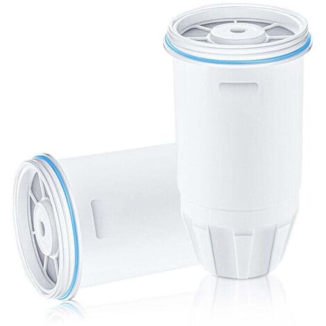 Reemplazo de filtro de agua Zero Water, paquete de 2. Compatible con jarras Zerowater ZR-001, ZR-017, ZR-004, ZP-006, ZD-013 y ZS-008. (1/4)