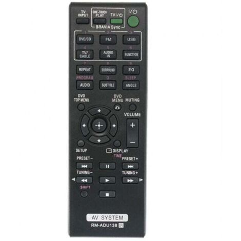 Adu138 Reemplaza el control remoto adecuado para el sistema AV DAV-TZ145 HBD-TZ140 HBD-TZ145 (1/4)
