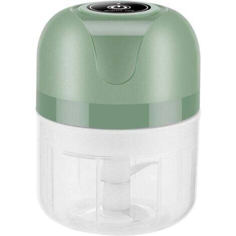 Picadora de alimentos manual, picadora de verduras fácil de limpiar, rebana cebolla para frutos secos, ajo, ensalada y más. (1/4)