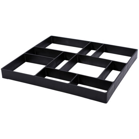 Molde de hormigón para pavimento de jardín, ideal para pasarelas y mejoras exteriores.