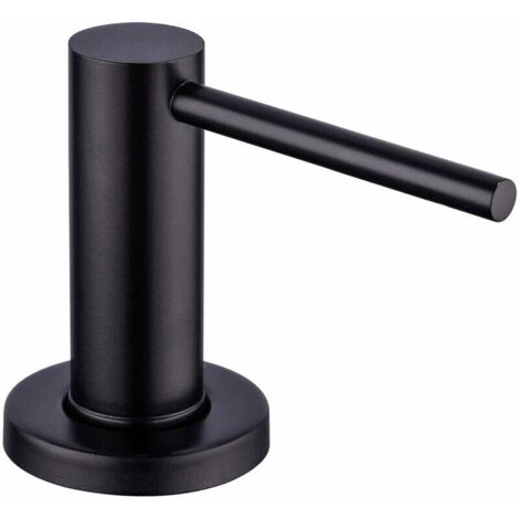 Dispenser di sapone a forbice Pompa per sapone nero da 500 ml per lavello della cucina (1/4)