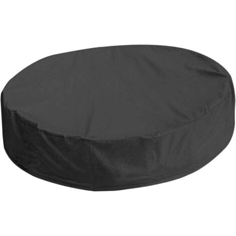 Cubiertas redondas para piscinas infantiles, arenero exterior, cubierta protectora, arenero, toldo multifuncional para perros, 162 cm x 30 cm