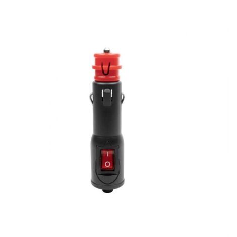 Enchufe de encendedor de cigarrillos, enchufe universal de 12 V con interruptor y fusible para camping, coche, barco, motocicleta (1/3)