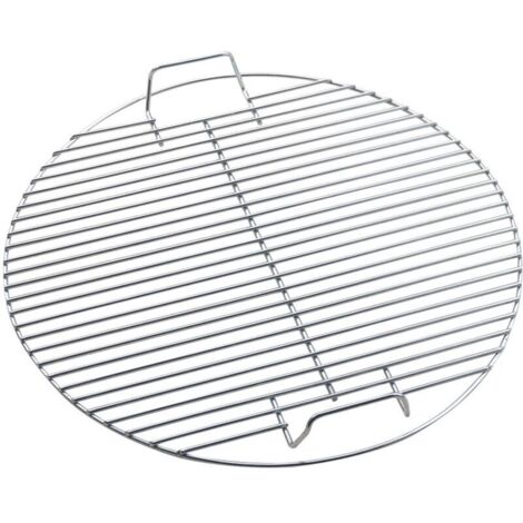 Parrilla circular de acero inoxidable - Portátil para el hogar (44,5 cm)